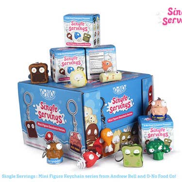 O-No Single Servings Blindbox Keychain for wholesale by Disburst