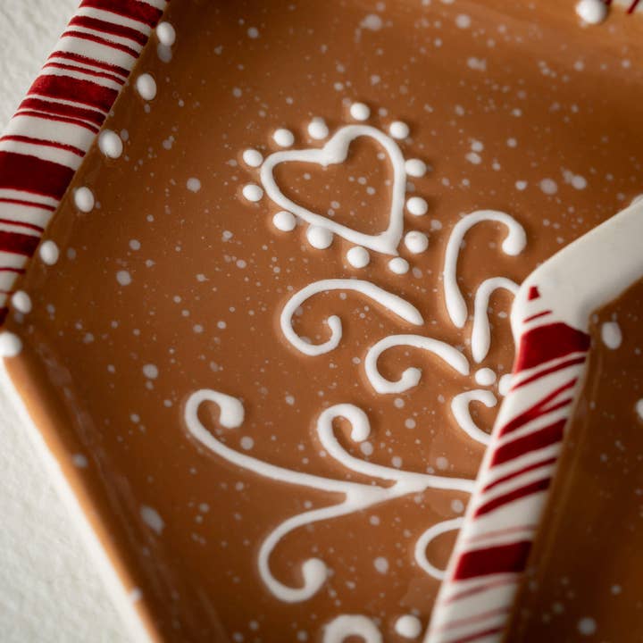 Sullivans Home Decor - Wholesale Serving Tray - Gingerbread House Serving Tray