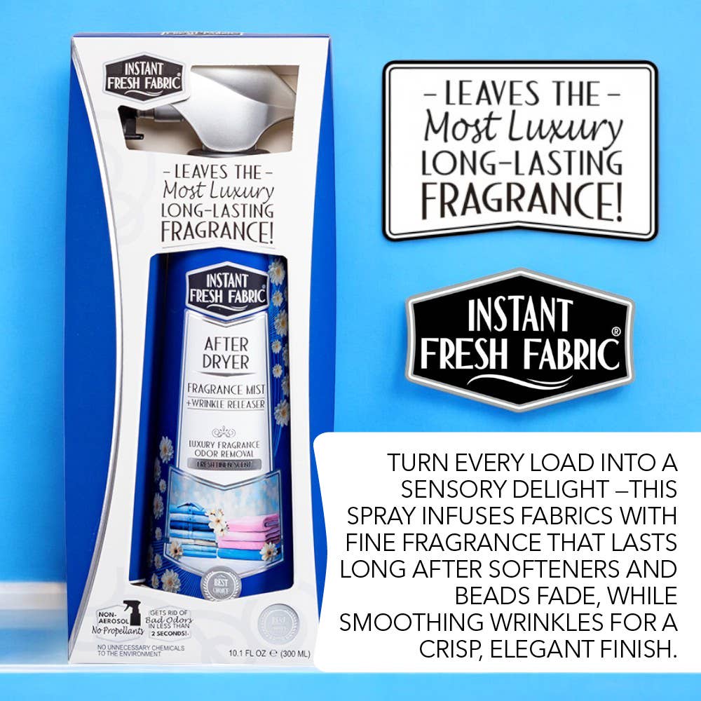 Instant Fresh Air - Wholesale Room & Linen Spray - After Dryer 10.1 Oz., Fragrance Mist + Wrinkle Releaser.1