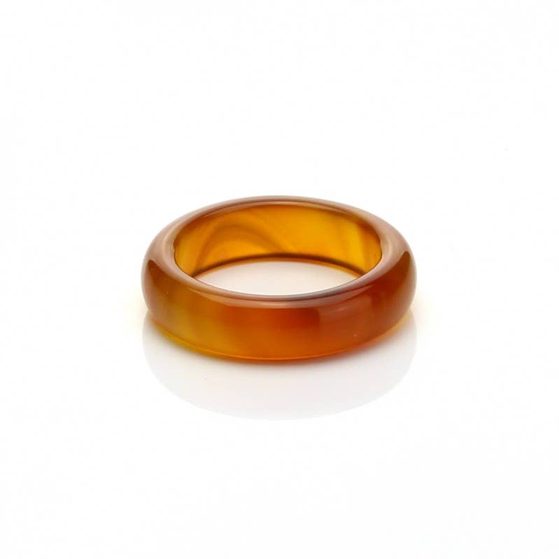 UniArt - Vente Solitaire - Bague sculptée en agate miracle2