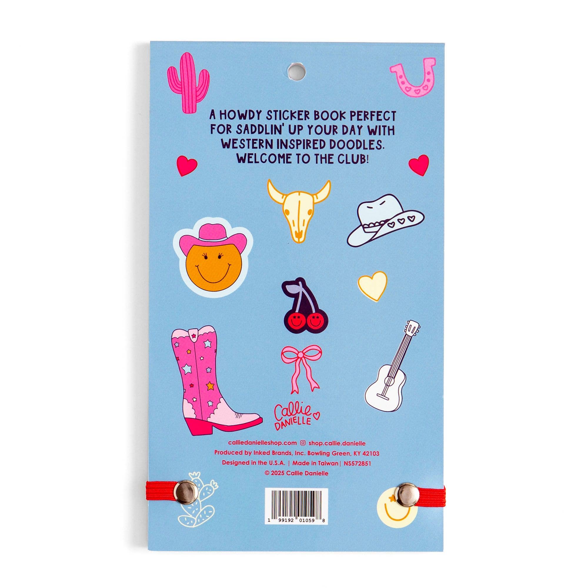 Callie Danielle – Großhandel Aufkleber – Howdy Sticker Club - Vom Westen inspirierte Stickerbuch2