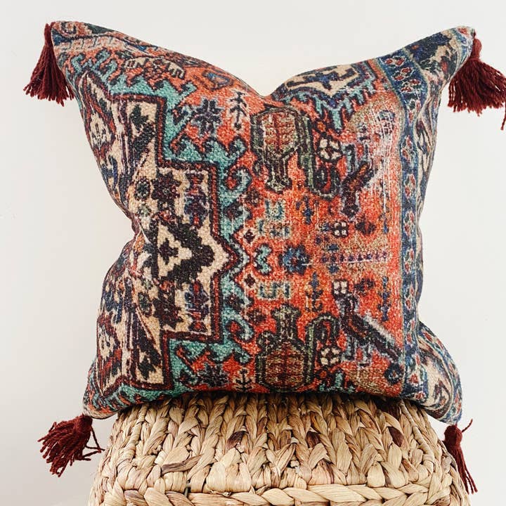Vai 18"X18" Kilim Pillow Cover for wholesale by theHOMEmind