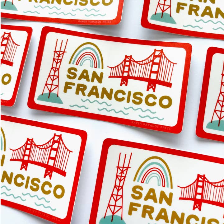 Paper Parasol Press - Wholesale Sticker - San Francisco Symbols Sticker