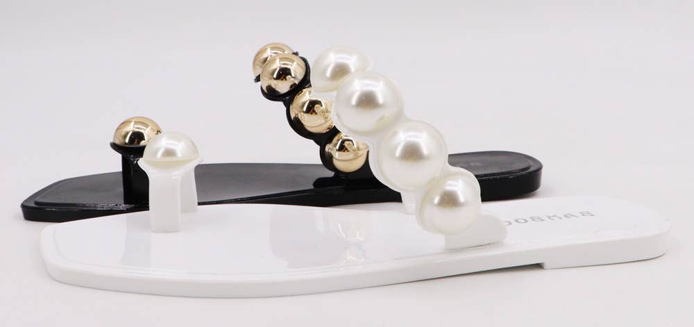 Mars Sky Shoes Wholesale - Wholesale Slides - Women's - Bamboo RADIATE-06 Women Ring Toe Studded Strap Jelly Sandals3