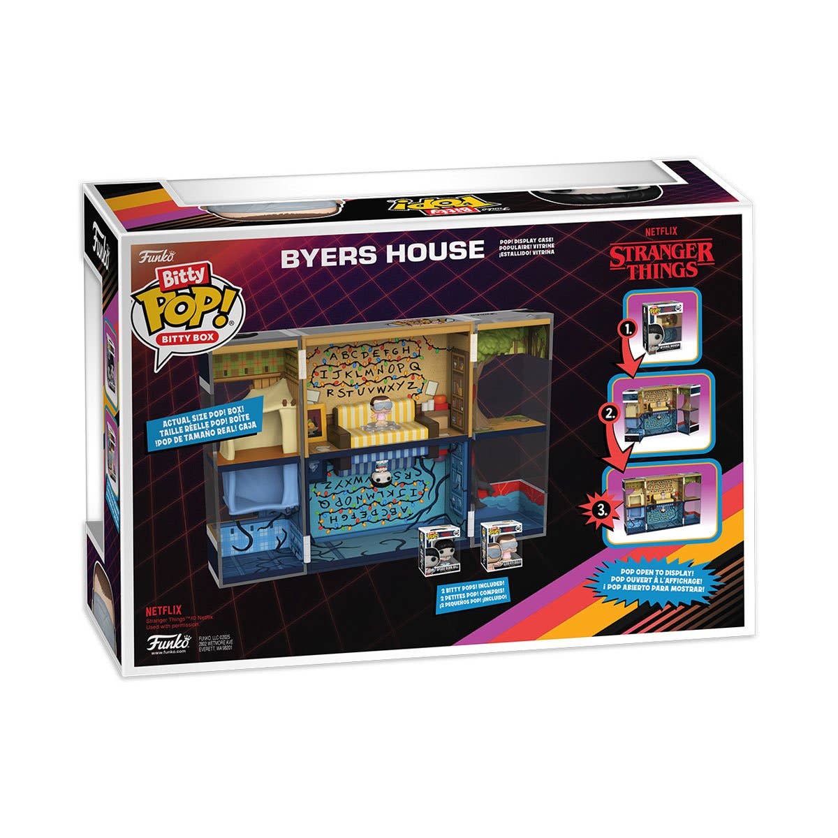 Entertainment Earth - Wholesale Figurine Toy - Kids - Stranger Things Byers House Funko Bitty Box Playset2