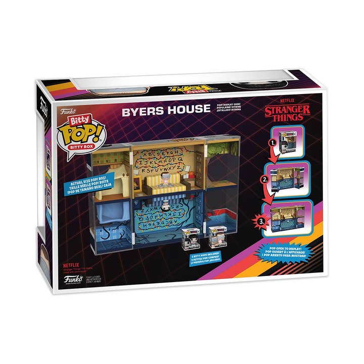 Entertainment Earth - Wholesale Figurine Toy - Kids - Stranger Things Byers House Funko Bitty Box Playset2