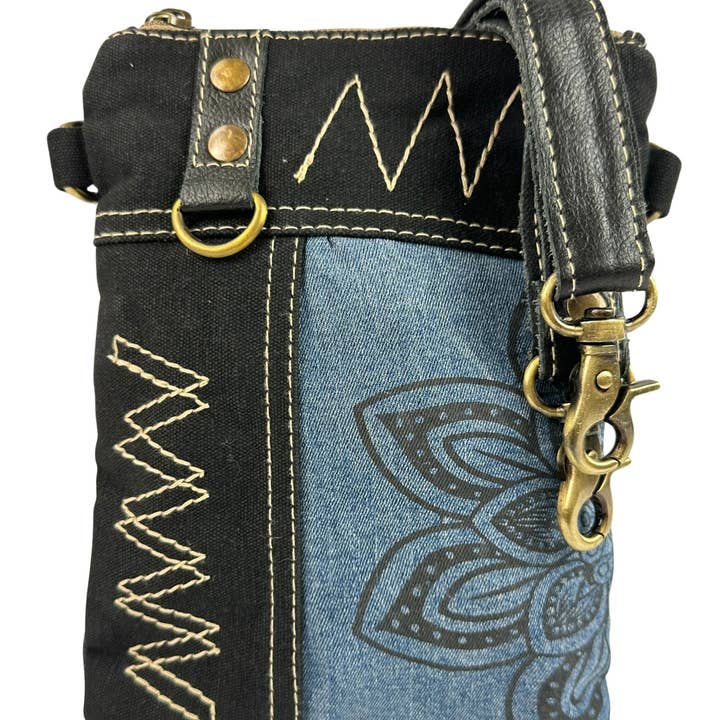 Sunsa shoulder bag sustainable denim bag small crossbody for wholesale by Sunsa