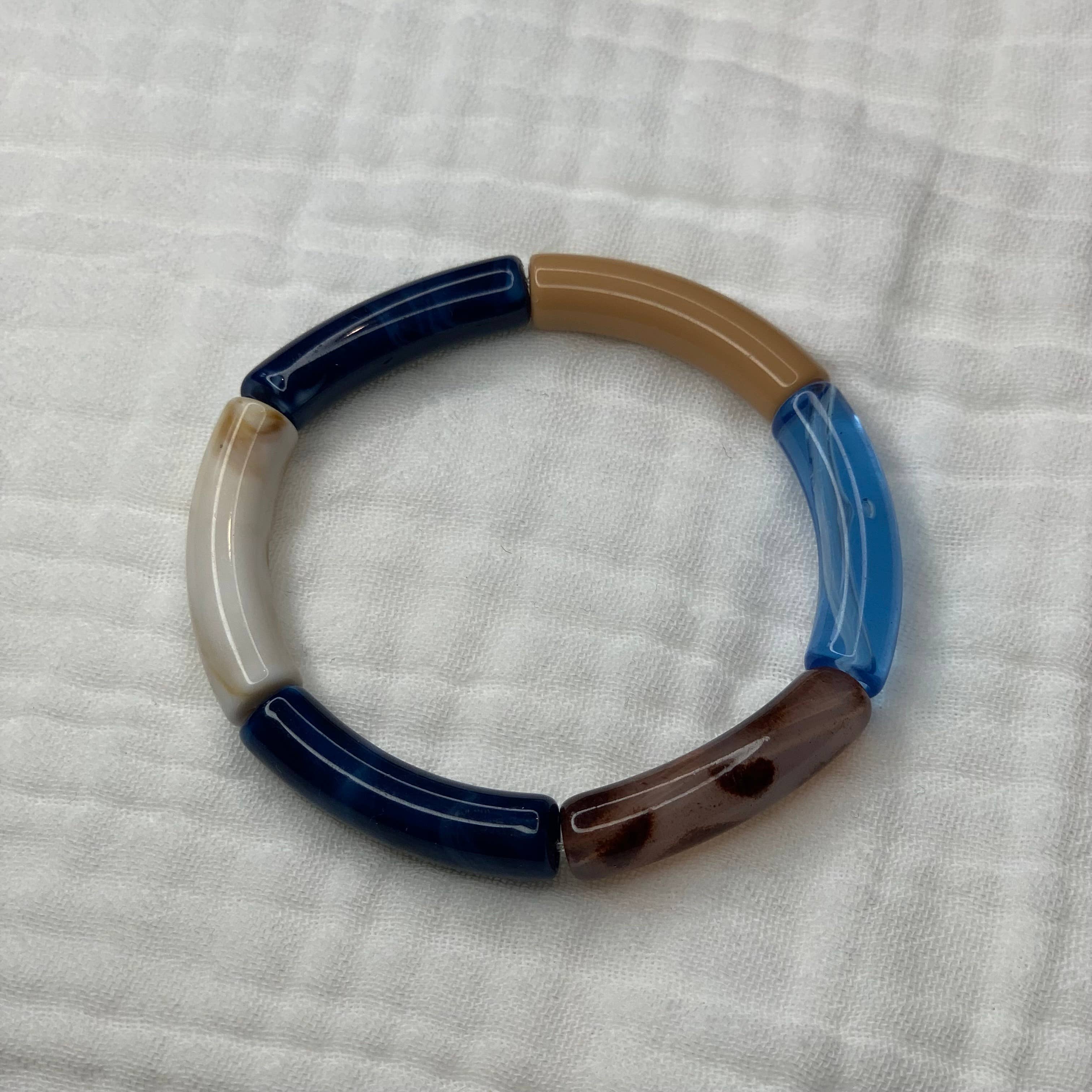 Manacreations – wholesale Pärlarmband – Mörkblåa bangles-armband3