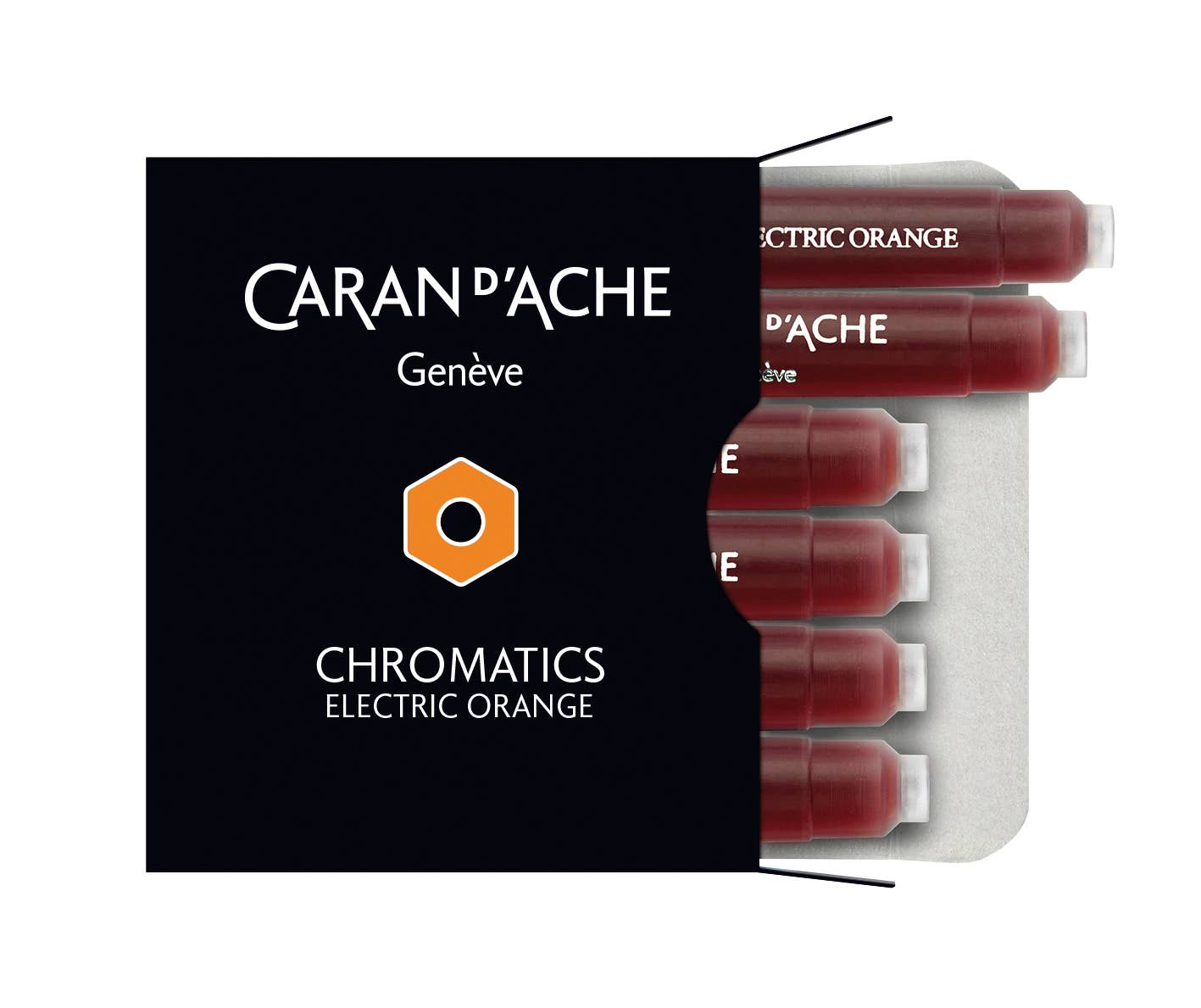 Caran d'Ache - Wholesale Writing Ink - Box of 6 Ink Cartridges CHROMATICS3