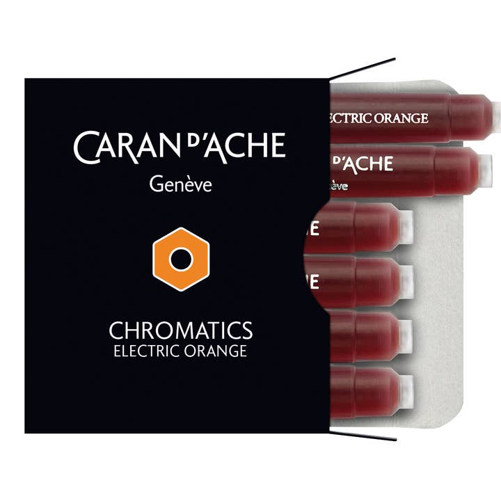 Caran d'Ache - Wholesale Writing Ink - Box of 6 Ink Cartridges CHROMATICS3