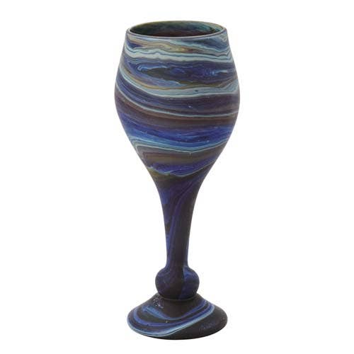 Phoenician Glass Goblet for wholesale by Ten Thousand Villages
