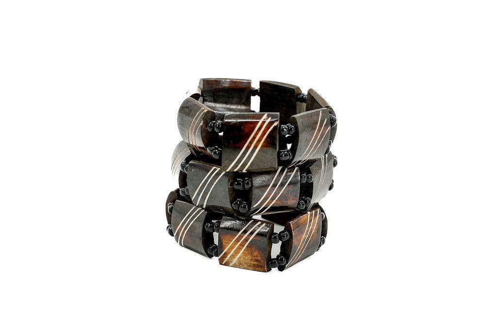 Gitzell FairTrade - Wholesale Beaded Bracelet - Bone Bracelets, Set of 1210