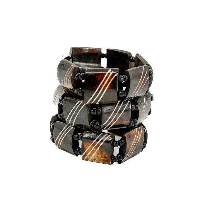 Gitzell FairTrade - Wholesale Beaded Bracelet - Bone Bracelets, Set of 1210