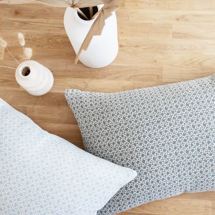 Emily Daws - Wholesale Throw Pillow Cover - Carolina Rice Pillow in Pear