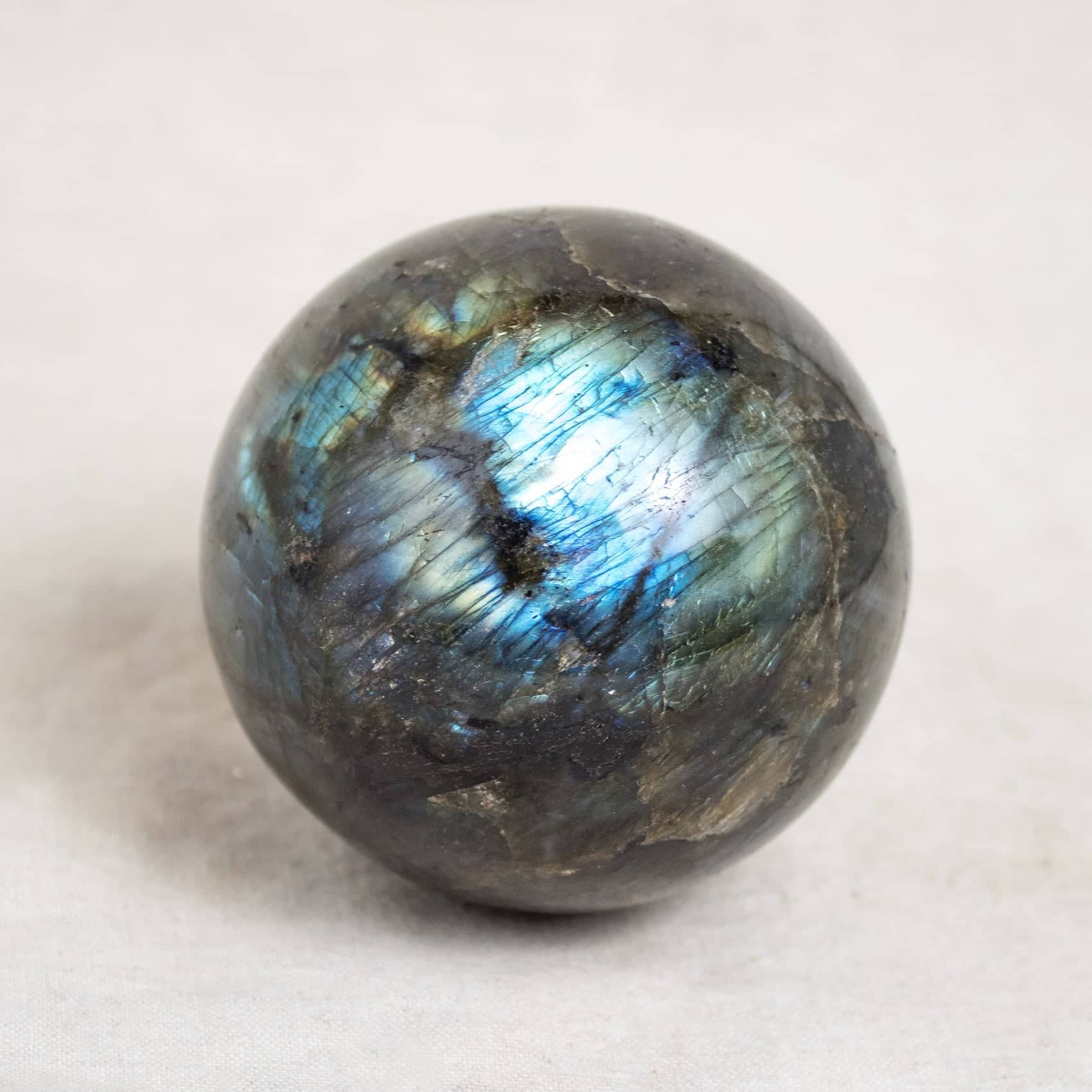 Tiny Rituals - Wholesale Spiritual Stone/Crystal - Labradorite Sphere - 1 of a Kind - Large - AAA Premium Quality8