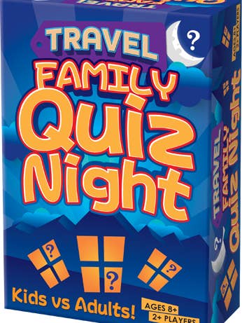 Travel Family Quiz Night - Kids v adults! for wholesale by Cheatwell Games