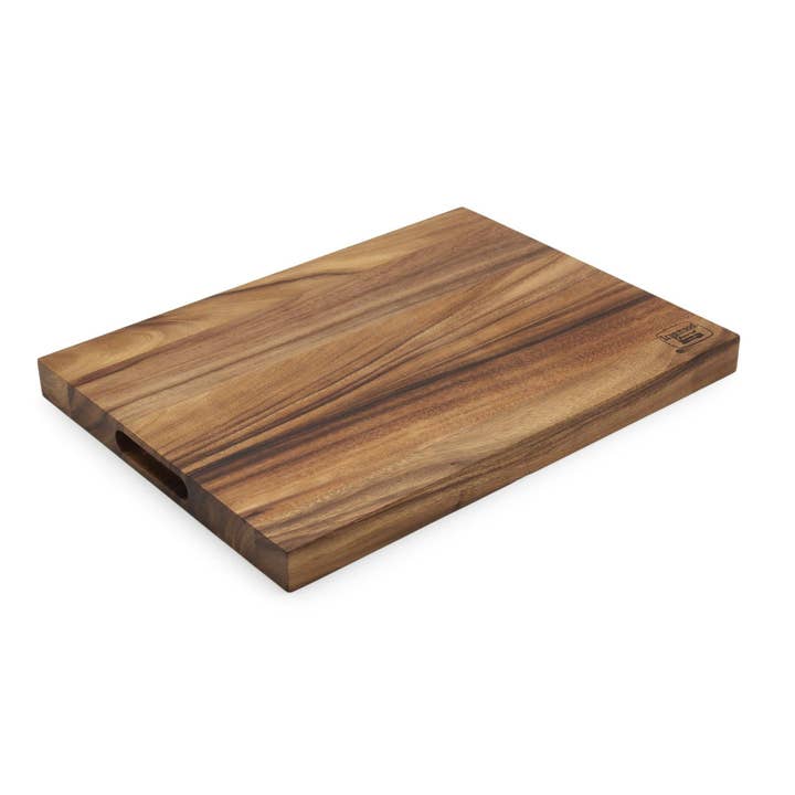 Ironwood Medium Long Grain Chop Board, Acacia, 15" x 20.25" for wholesale by Fox Run Brands