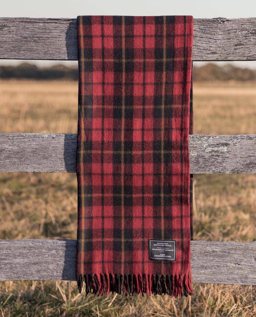 The Grampians Goods Co. - Vendita all'ingrosso Plaid - Coperta Heritage Tartan in lana riciclata7