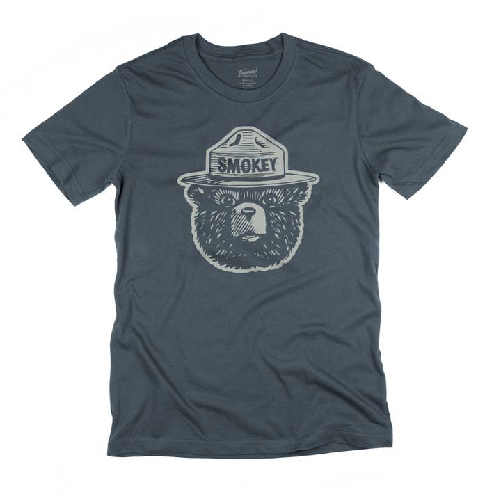 The Landmark Project - Wholesale Screen Printed T-Shirt - Unisex - Smokey Logo Tee
