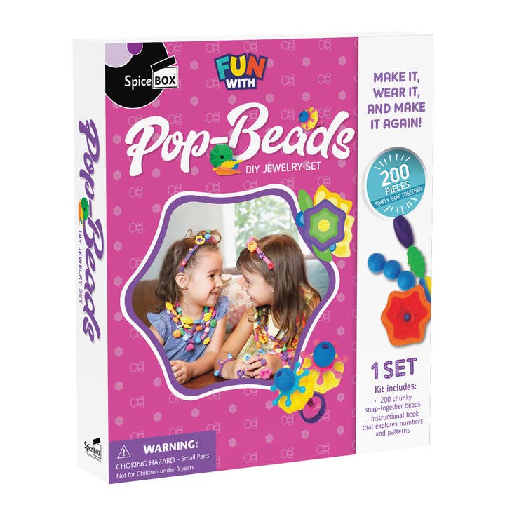 Fun With Pop Beads Jewelry for wholesale by SpiceBox Product Development LTD