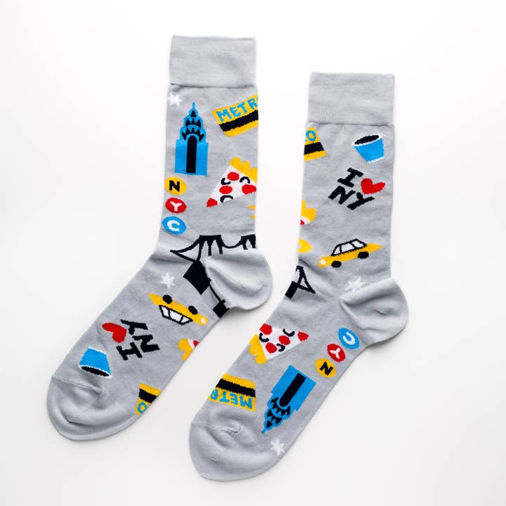 Yellow Owl Workshop - Wholesale Socks - Men's - Men's Socks - New York Crew Socks - NYC Gift