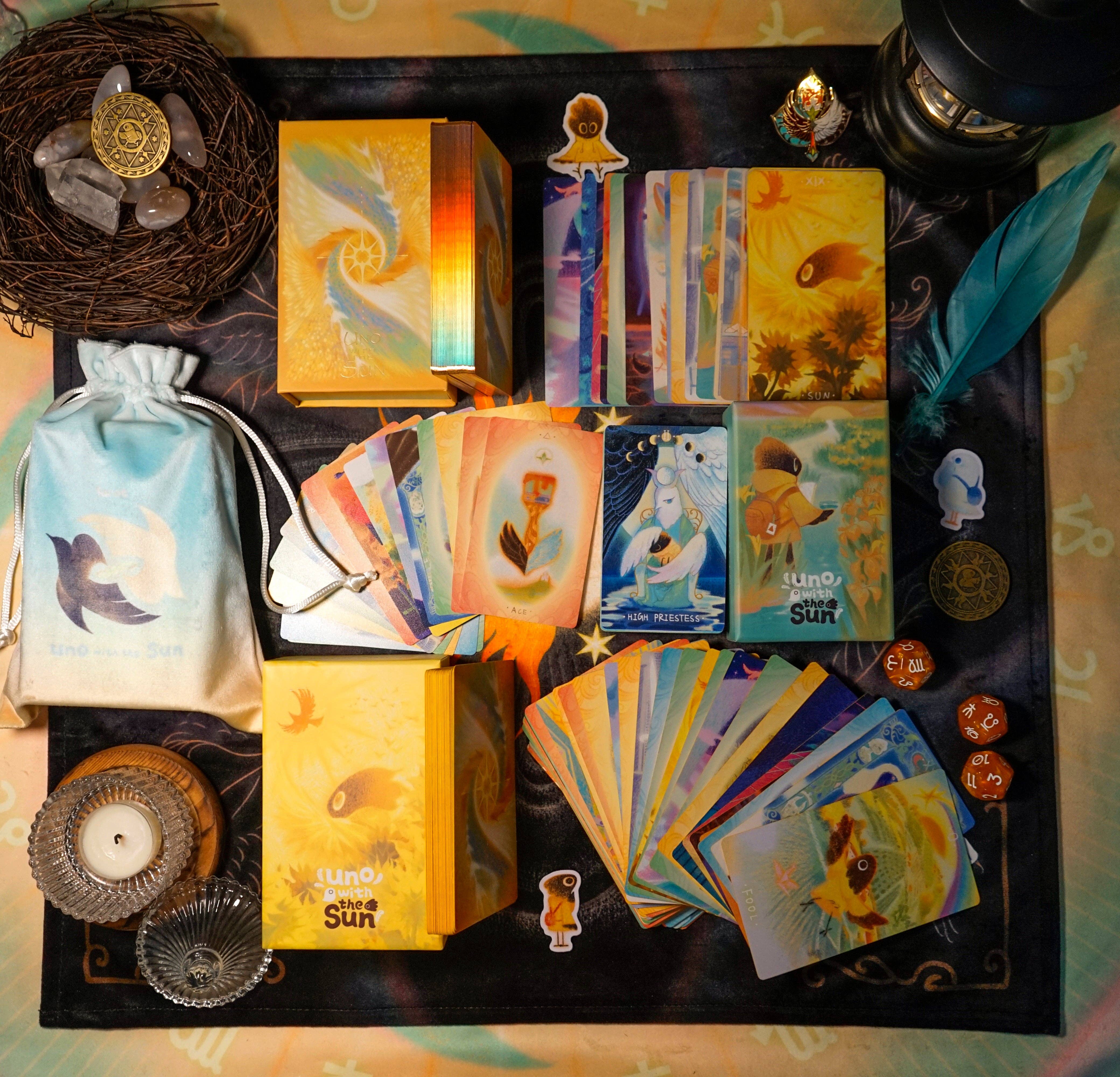 Vermilion Collection - Wholesale Tarot Cards - Uno with the Sun Tarot23