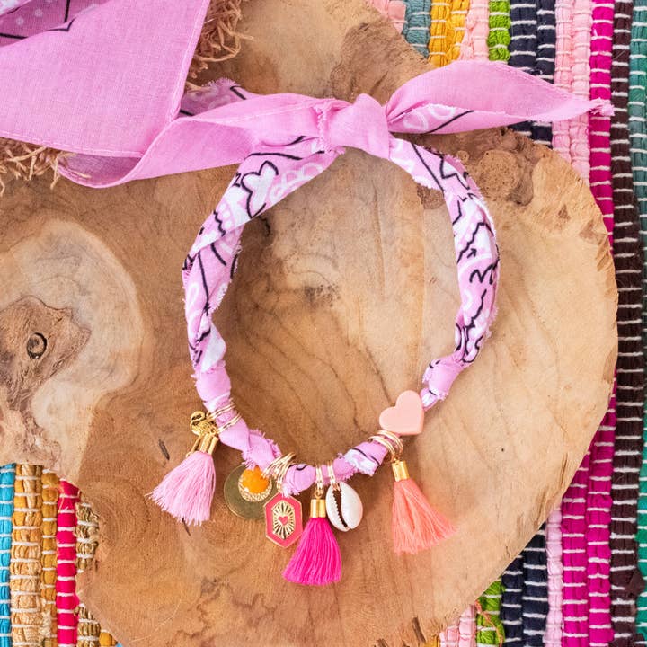 Collar para perro estilo bandana joyas porta-medalla Rosa para venta al por mayor de Worldog