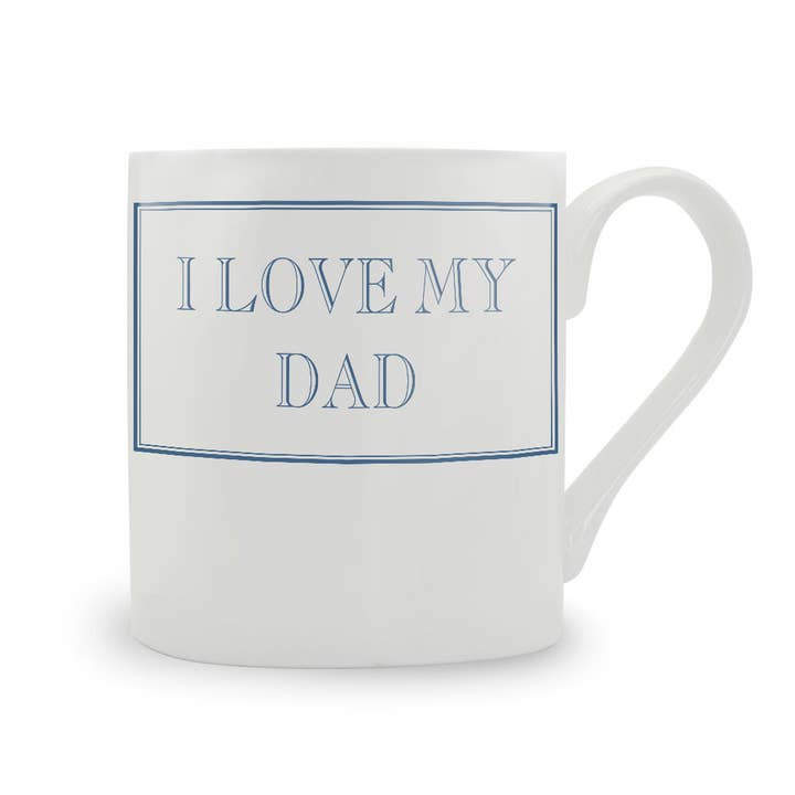Ik hou van mijn vader Bone China mok voor wholesale door Stubbs Mugs