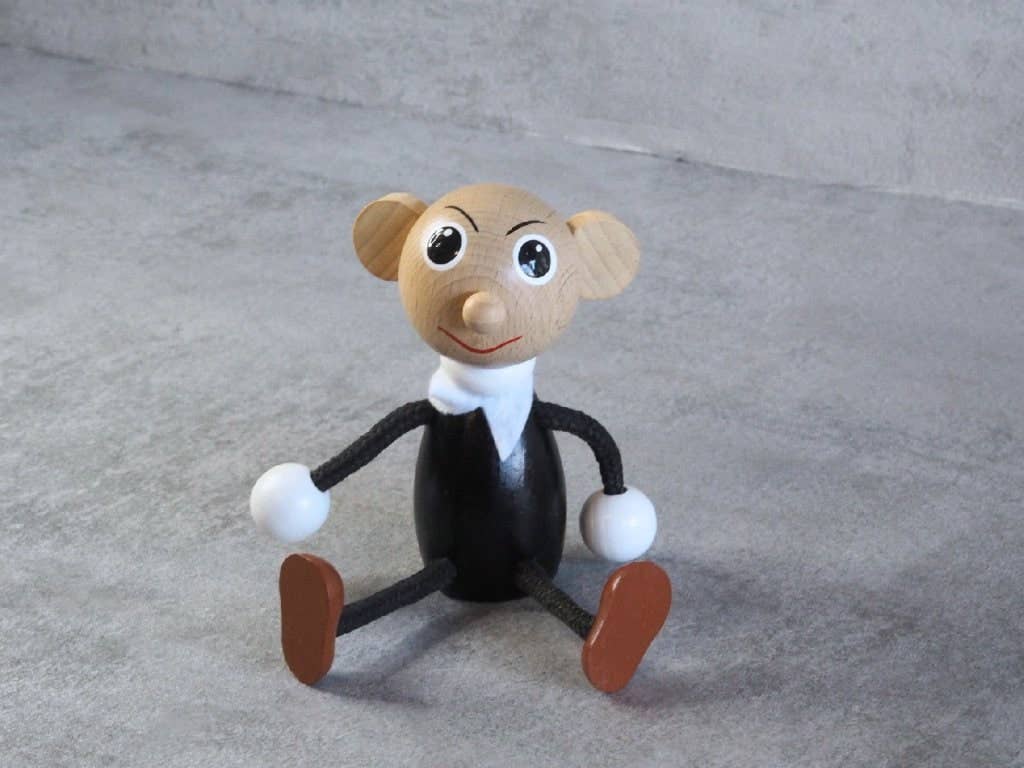 Toywood - Wholesale Wood Toy - Kids - Wooden Sitting Toy - Spejbl (Czech Puppet Comedy Character)