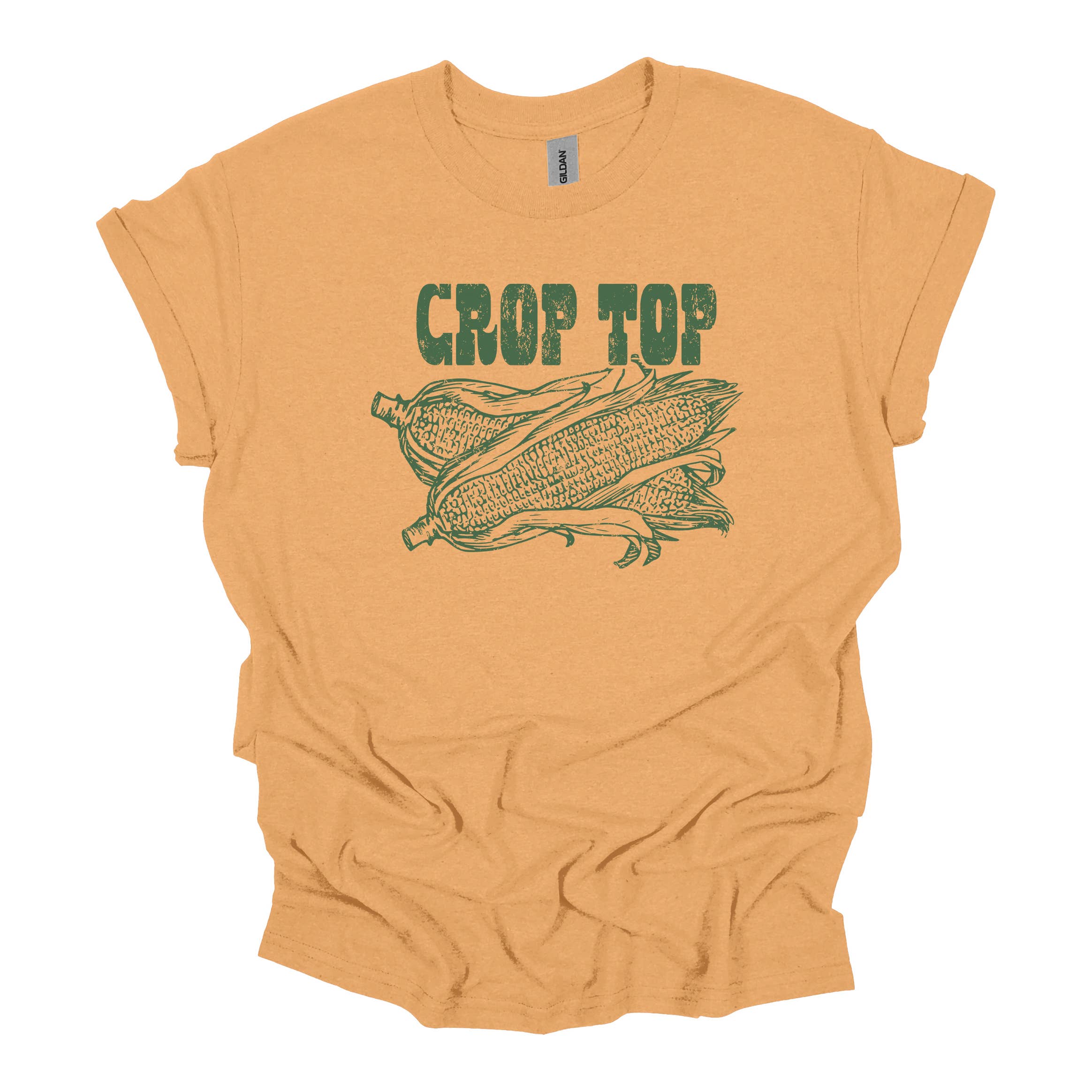 Old Gold Crop Top Tee for wholesale on Faire0