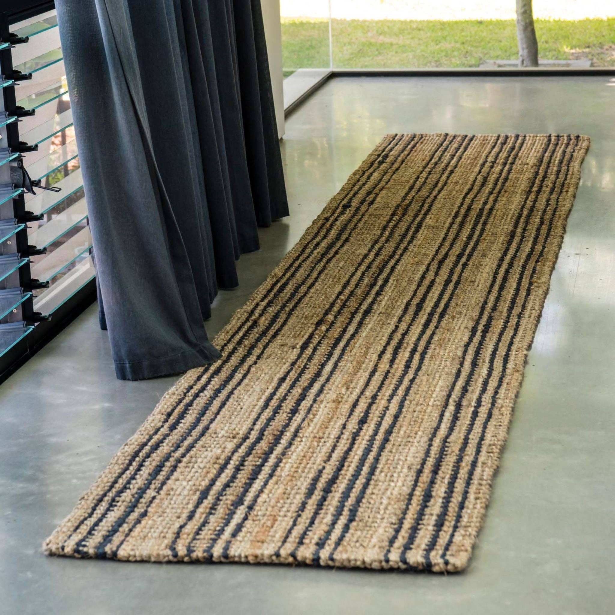 North Avalon - Wholesale Area Rug - Smith | Stripe Chunky Jute Bouclé Rug3