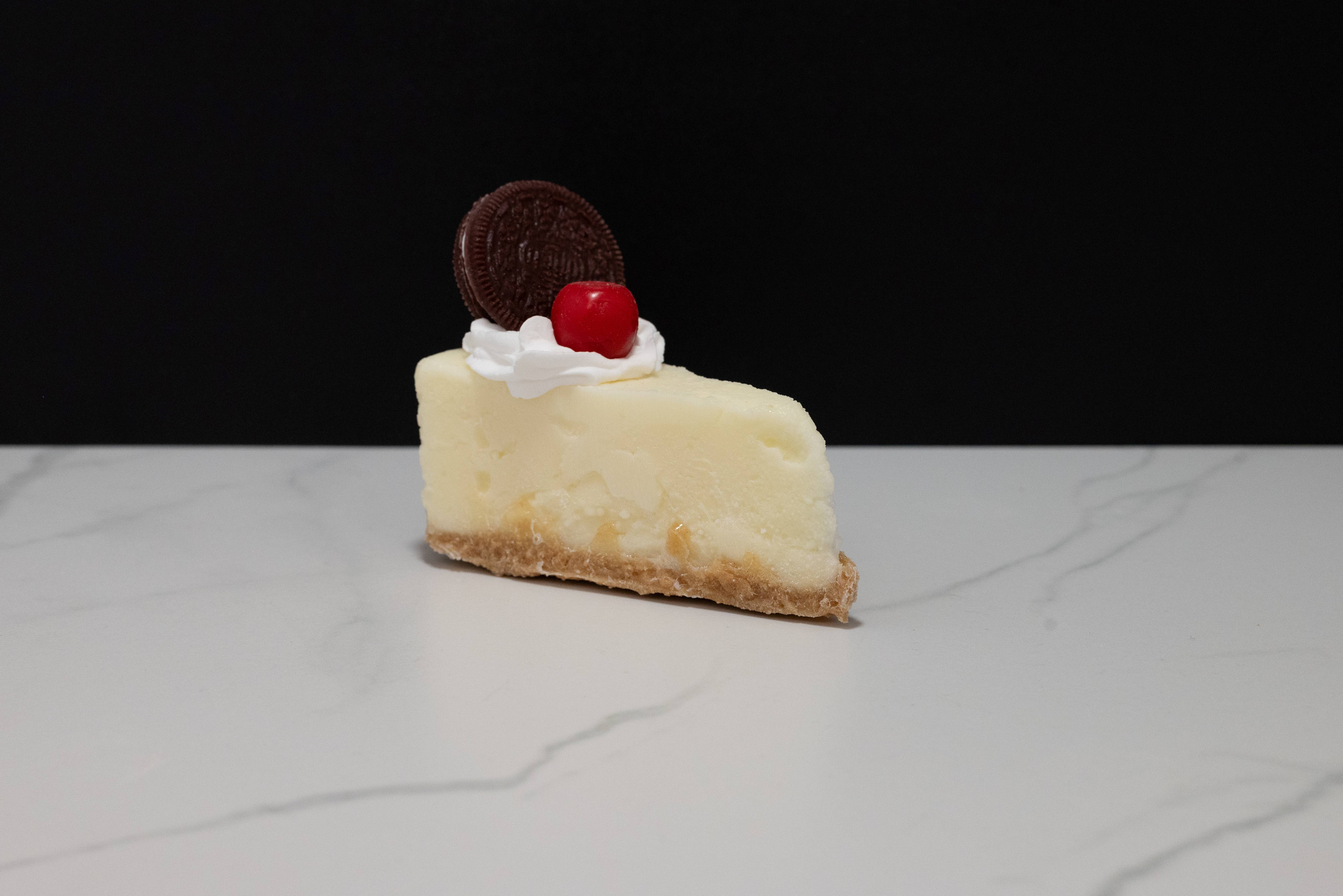 Just Dough It! Fake Foods - Wholesale Decorative Tabletop Object - Fake Oreo Cheesecake Slice