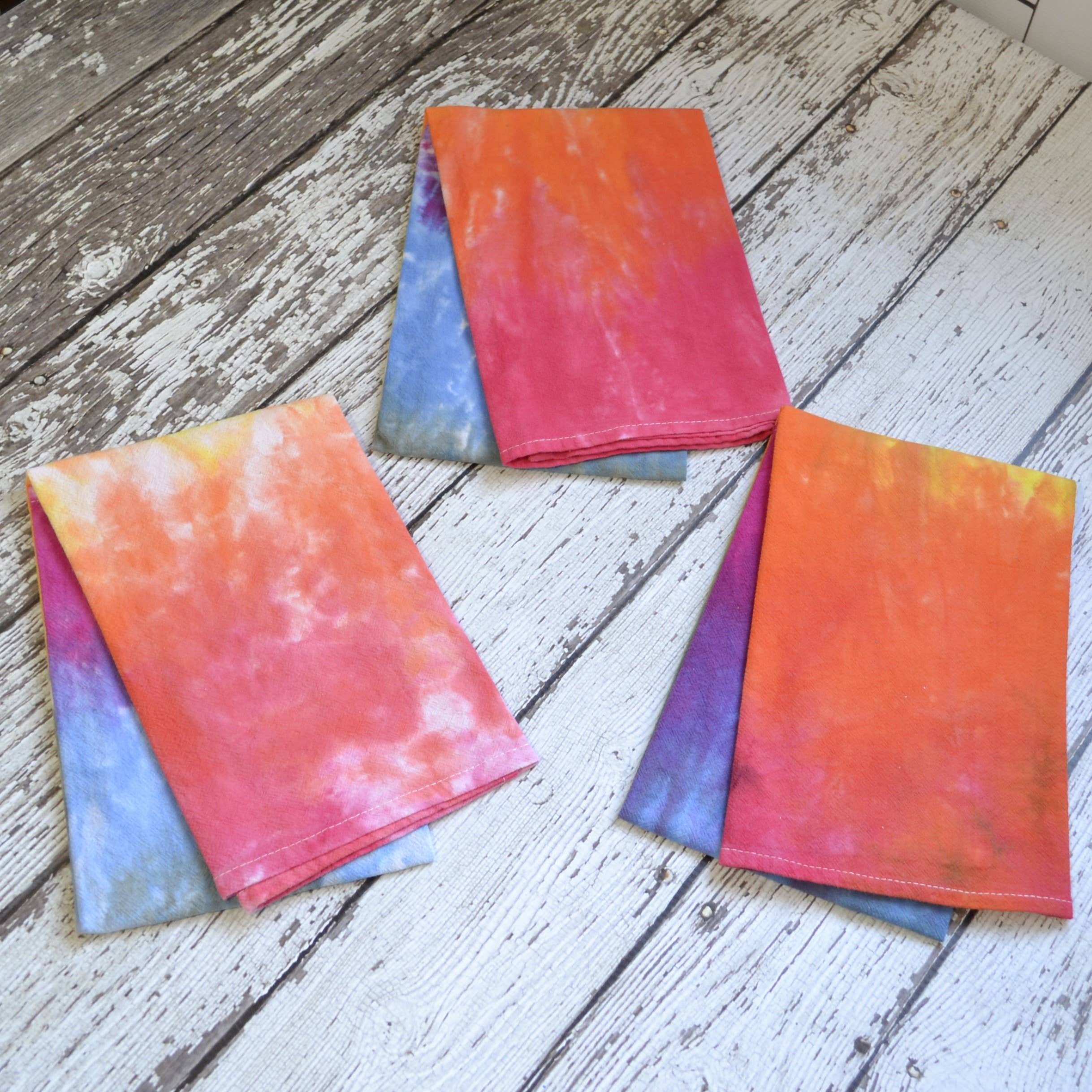 SewMuchMoreStore - Wholesale Tea Towel - LIMITED QTY Hand-Dyed Floursack Towel, dish cloth11