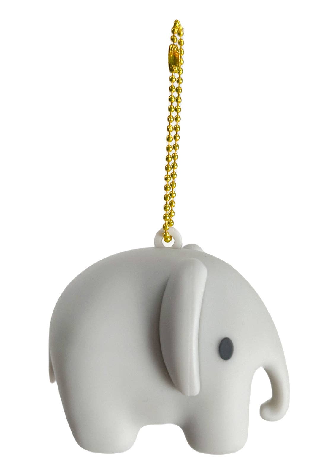 LASR - Wholesale Keychain - Women's - Miffy Elephant Terry Rubber Mascot Keychain 2.0 in Grey0