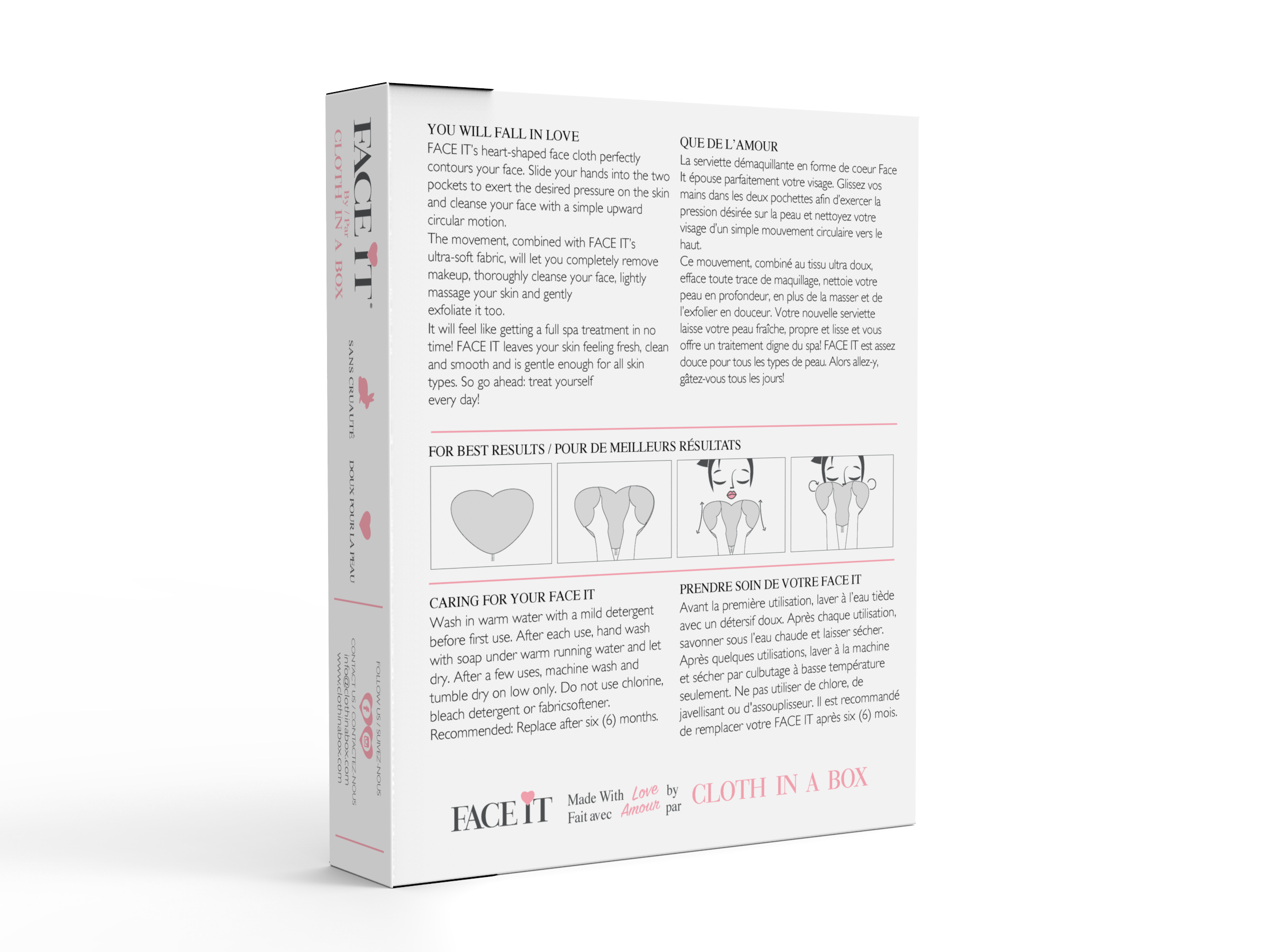 Cloth in a Box – Großhandel Make-up-Entferner – Face It® Make-up-Entferner-Tuch7