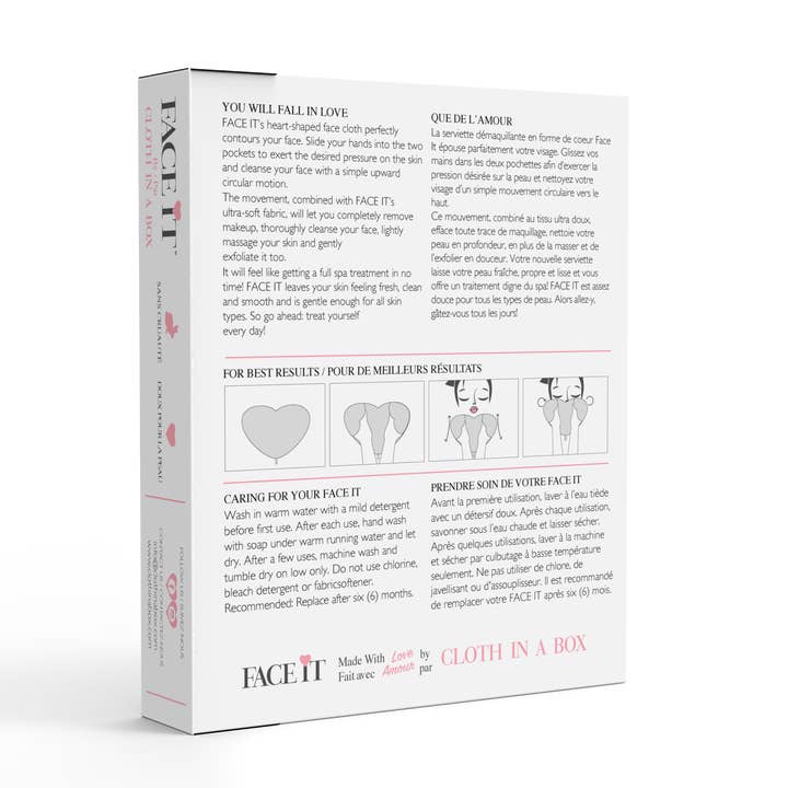 Cloth in a Box - Wholesale Makeup Remover - Face It® Makeup Remover Cloth7