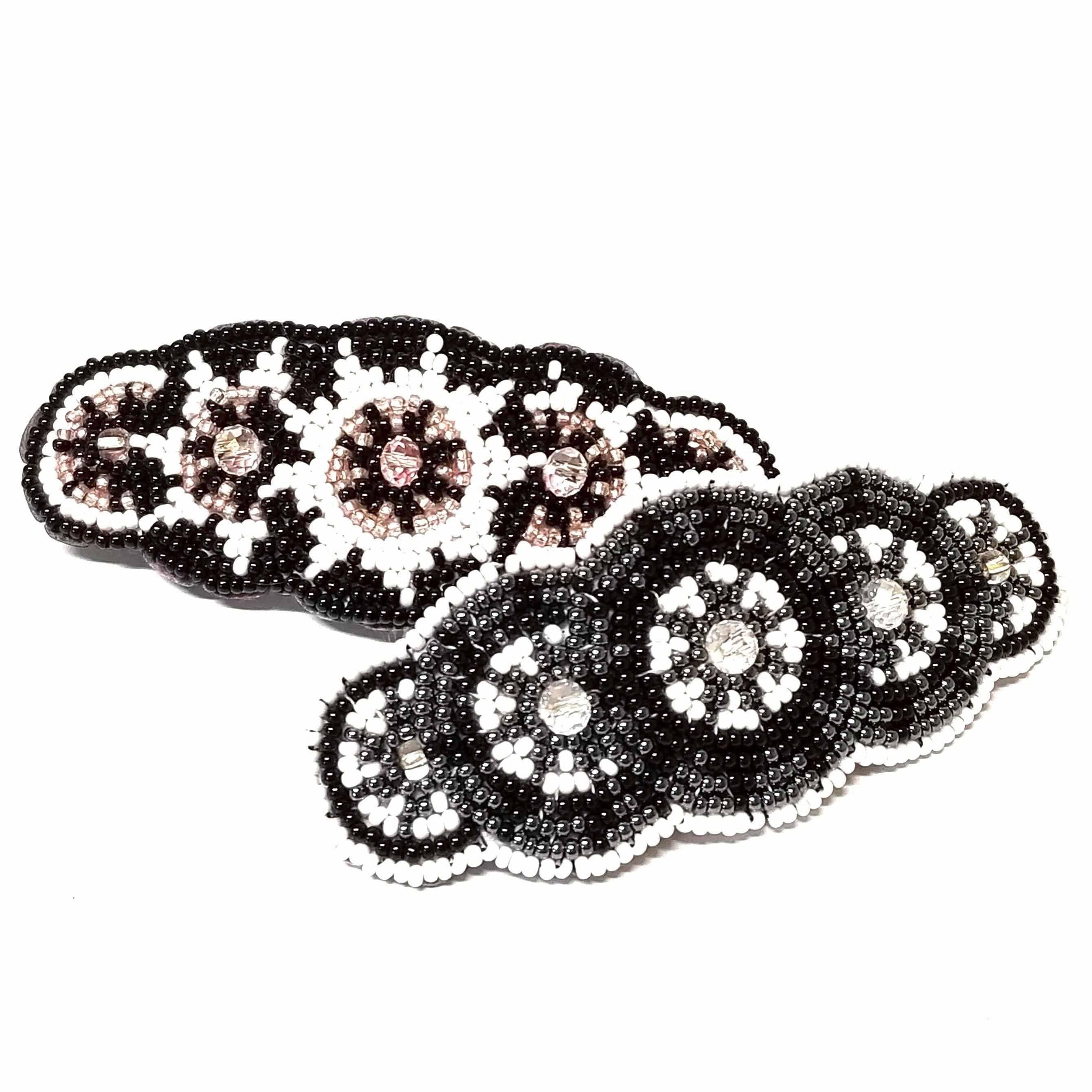 Lumily - Wholesale Barrette - Women's - Andrea Seed Bead Hair Barrette - Guatemala6