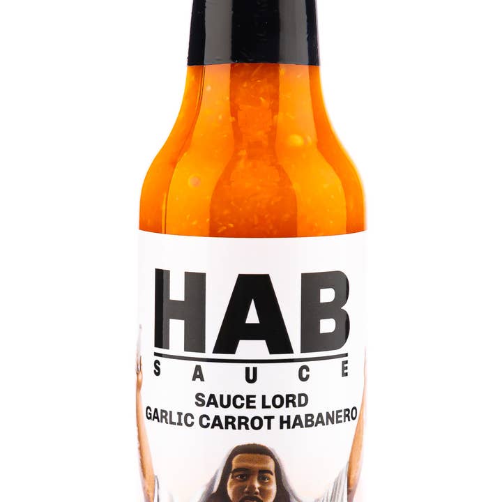 HAB Sauce - Vente Sauces piquantes - Sauce Lord Ail Carotte Habanero HAB Sauce Piquante 5 oz. (148 ml)0