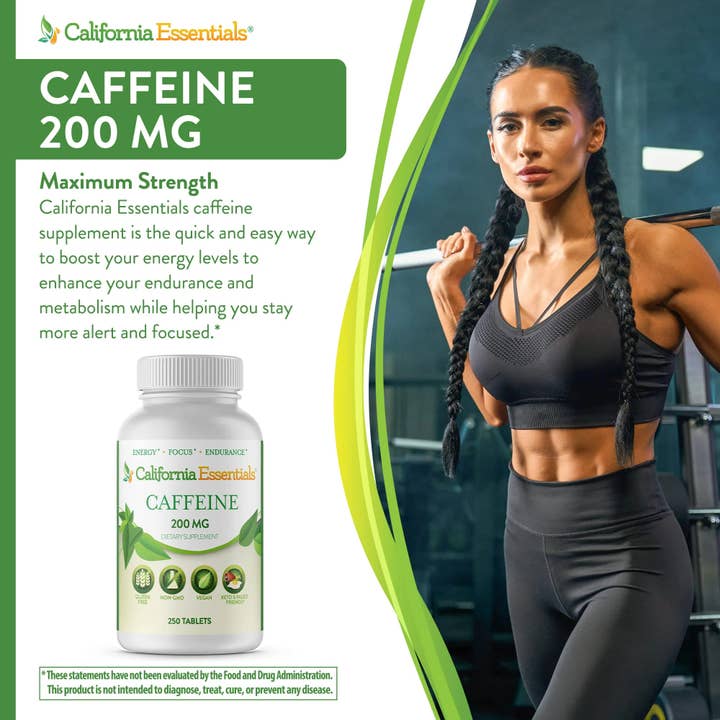 California Essentials - Wholesale Oral supplement/vitamin - Caffeine Pills – Energy Focus and Endurance Booster, Maximum6