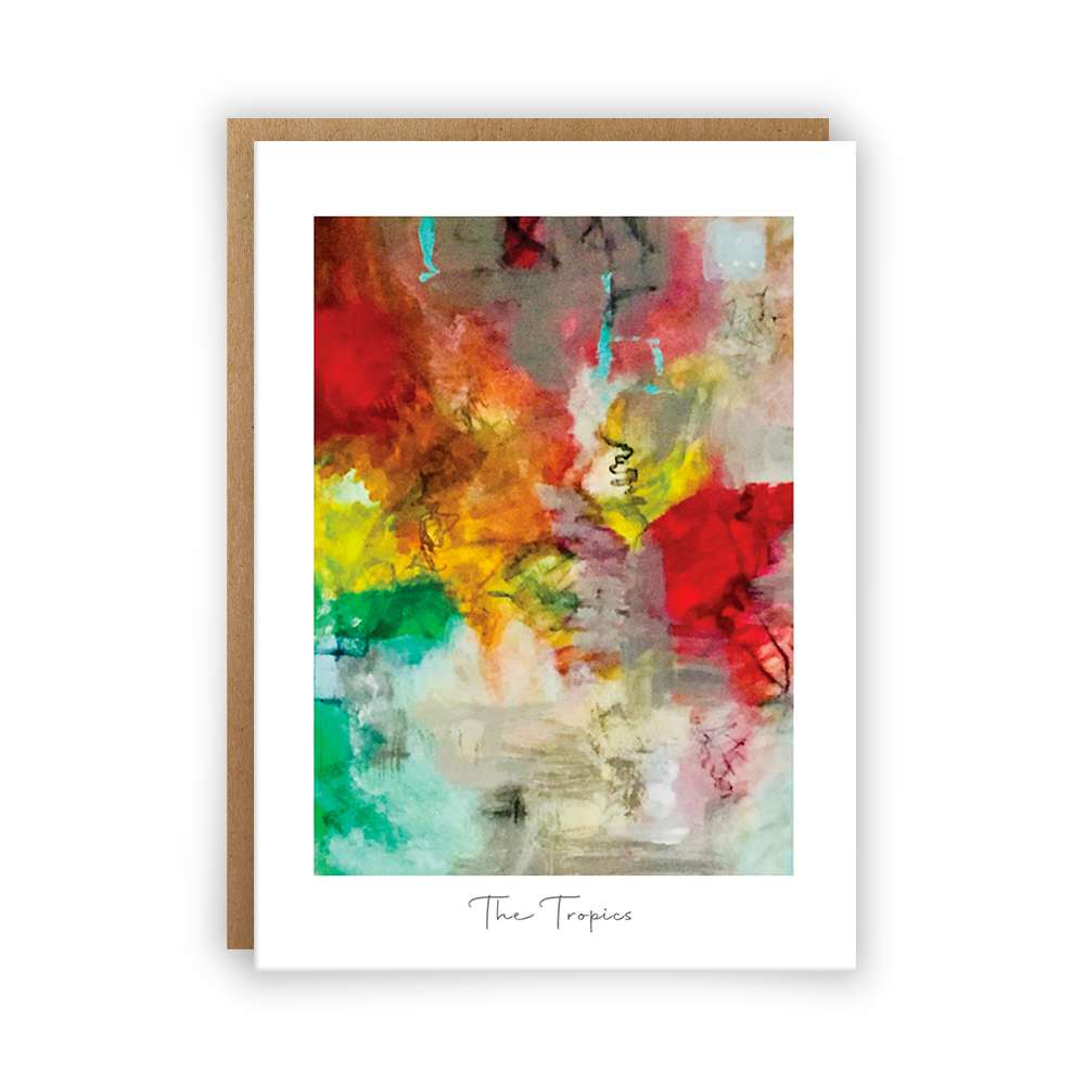 REMOVED BRAND - Wholesale Everyday Greeting Card - The Tropics Art Card0