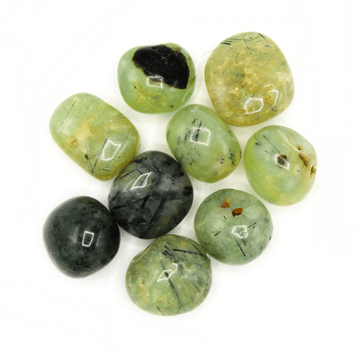 Green Tree - Wholesale Spiritual Stone/Crystal -  Prehnite 'AB' Tumbled Stones 200 gr0