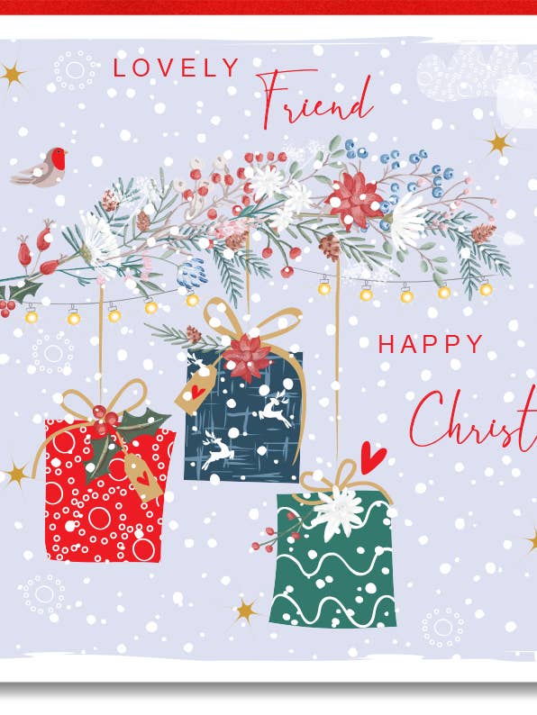 Friend Christmas Presents - Print Wholesale Card for wholesale by SABIVO Design