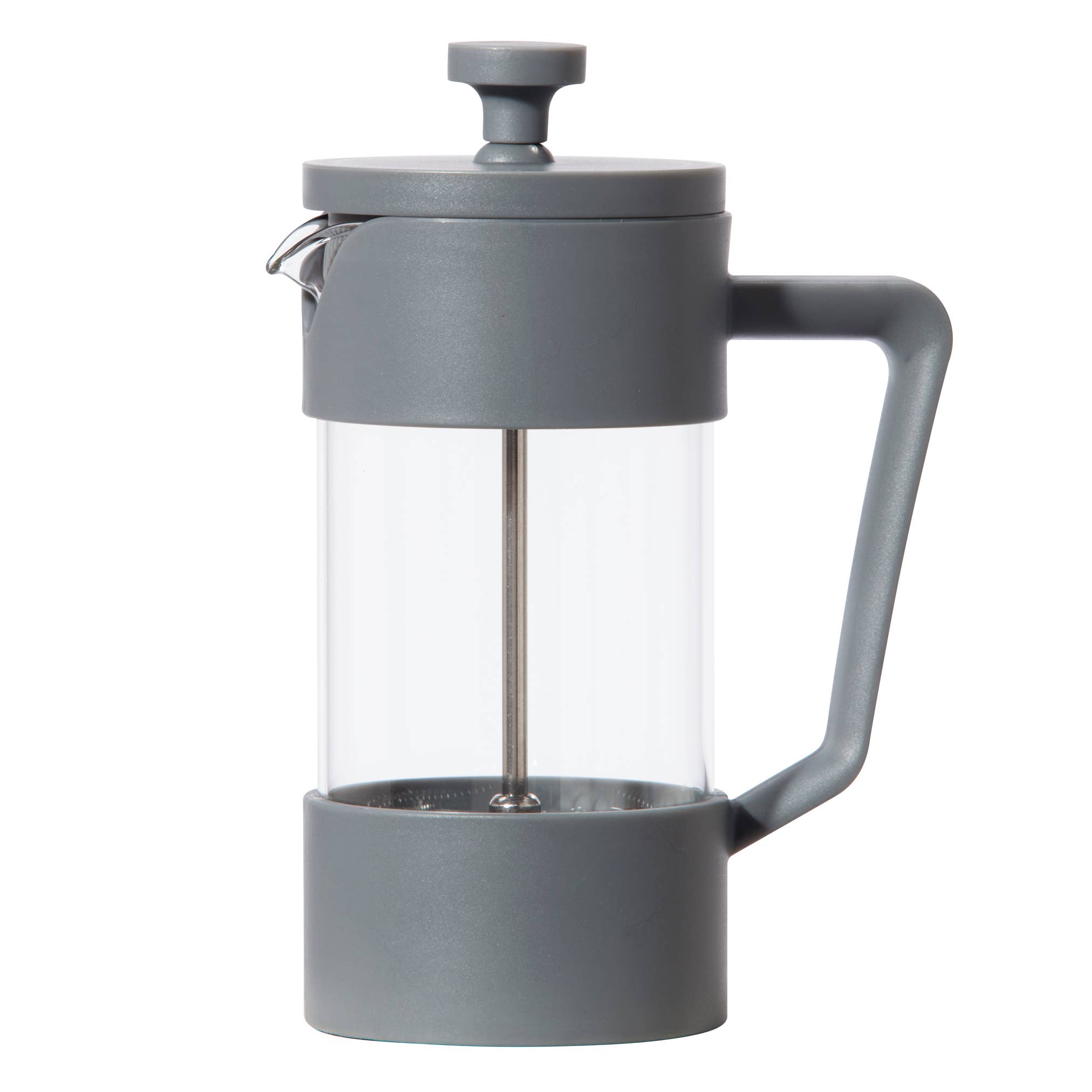 Oggi – Großhandel French Press – French Press 3-Tassen-Kaffeemaschine (350 ml, 12 oz) Grau1