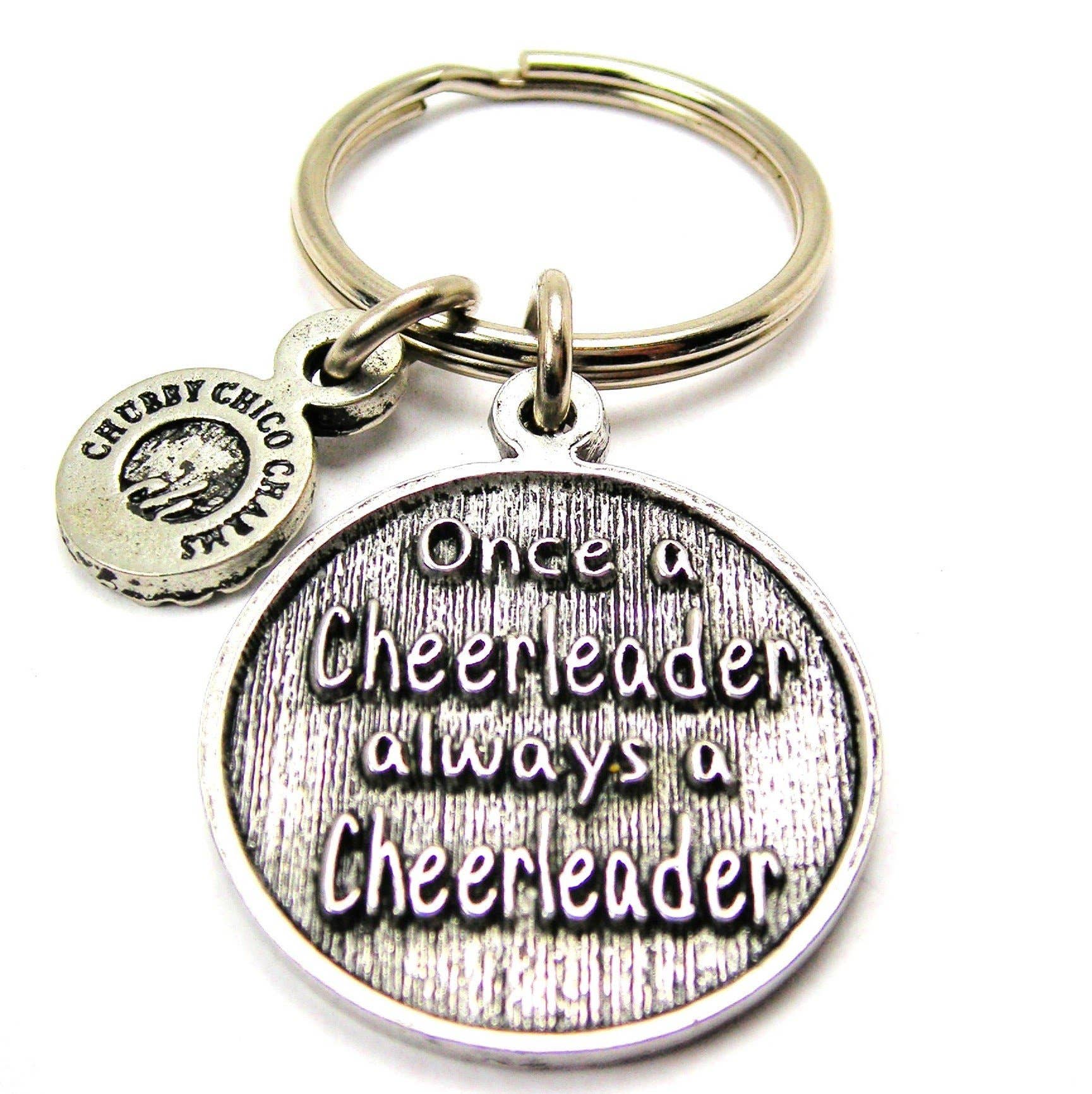 Chubby Chico Charms - Wholesale Keychain - Women's - Once A Cheerleader Always A Cheerleader Key Chain0
