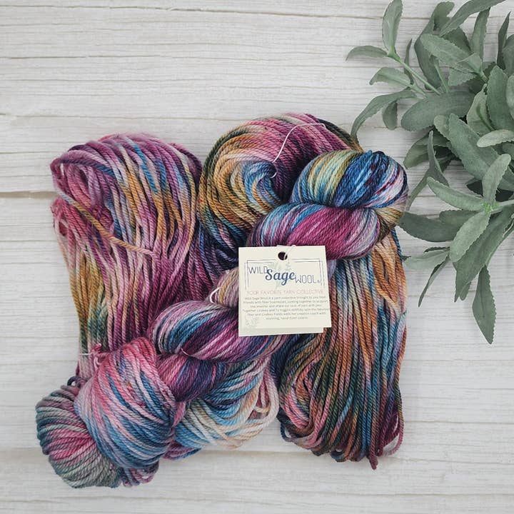 Blossom & Fern - DK — Tinta su Ordinazione per la vendita all'ingrosso da parte di Wild Sage Wool