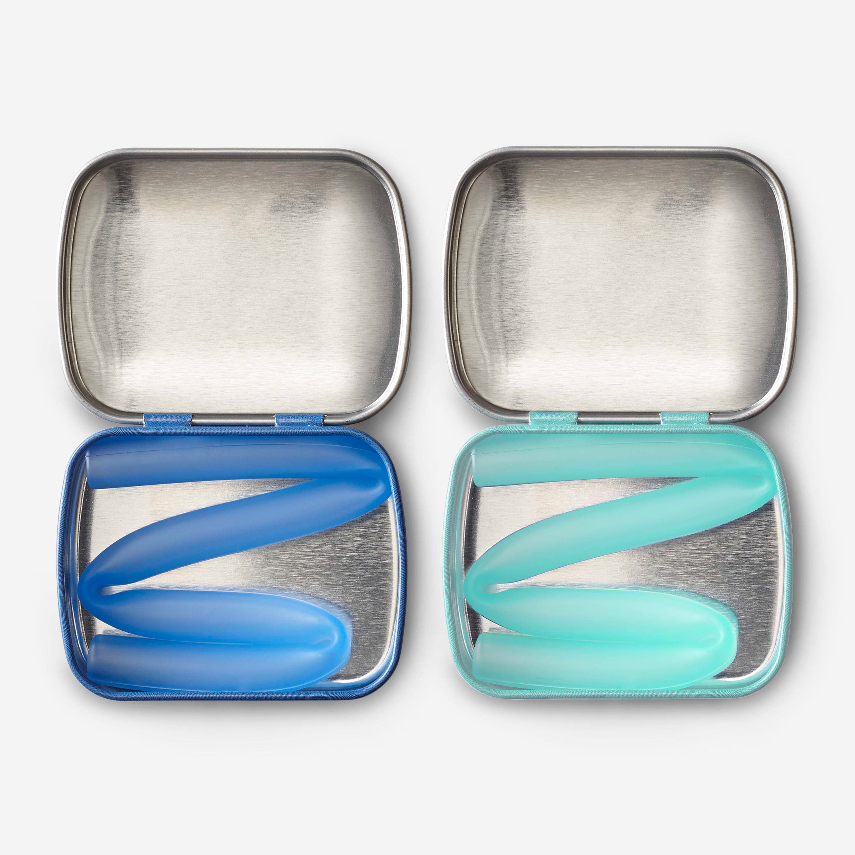 GoSili - Wholesale Drinking Straw - GoSili® 8" Collapsible + Reusable Silicone Drinking Straw with Travel Case | Eco-Friendly & Soft | 2pk3