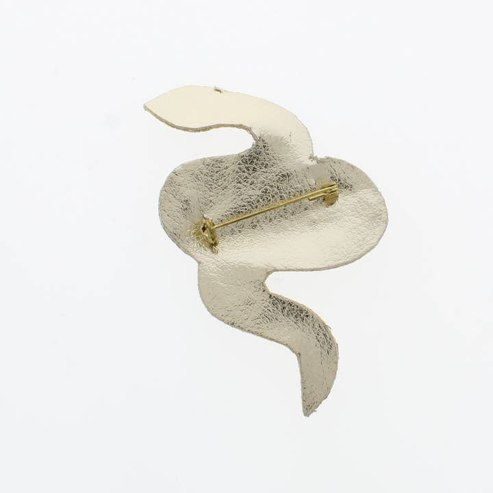 HHH Designs - Wholesale Brooch - Golden Coil Pin, Hats, Jacket, Purses, each1