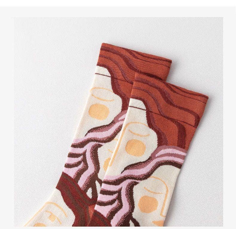 Tourtiwi - Vendita all'ingrosso Calzini - Unisex - Calzini retrò personalizzati in cotone calze mid-tube5