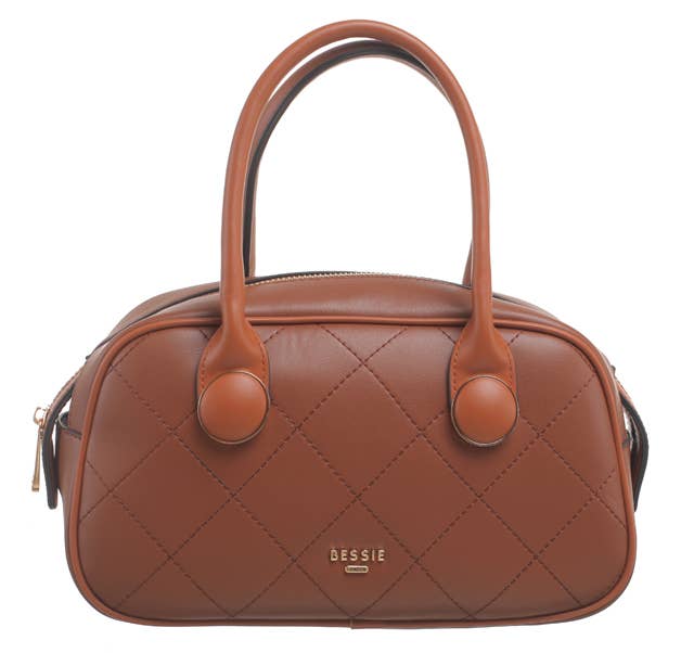 Bessie London - Wholesale Top Handle Bag - Women's - QUILTED BOSTON BAG5