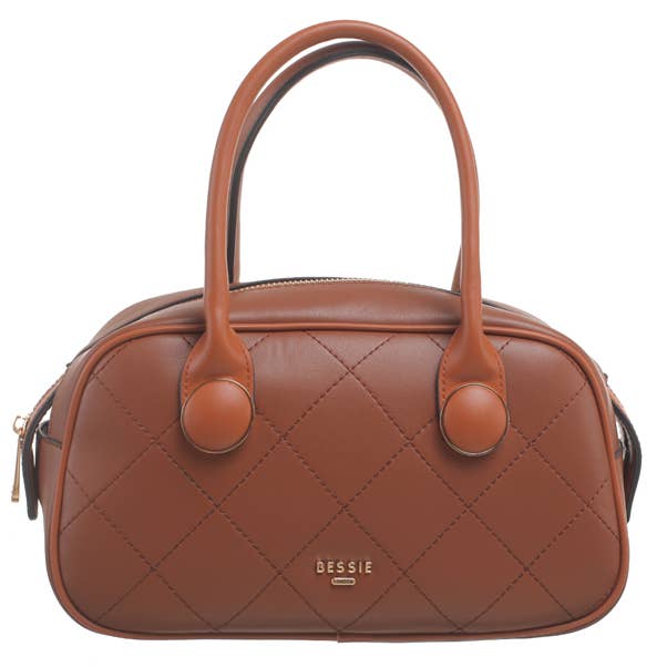 Bessie London - Wholesale Top Handle Bag - Women's - QUILTED BOSTON BAG5